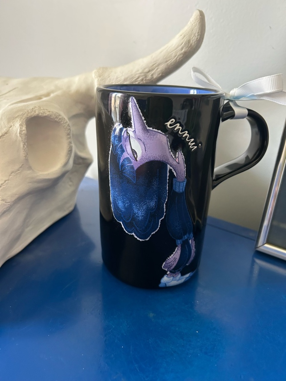 Rae Dunn Disney Pixar Inside Out 2 Ennui Tall Mug